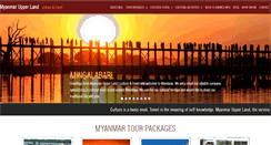 Desktop Screenshot of myanmarupperland.com